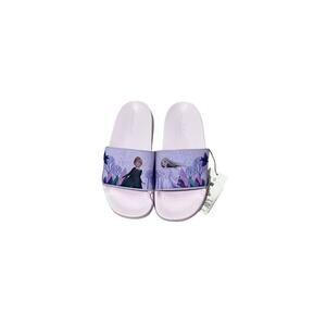 Adidas X Disney Kids' Frozen Adilette Shower Slides - Size 3 NWT
